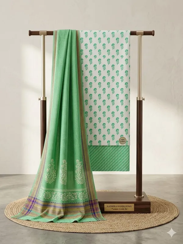 Mint_Green_Cotton_Handloom_Suit_Material