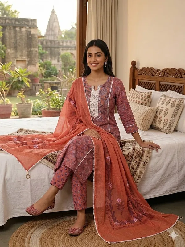 Peach_Blossom_Cotton_Suit_with_Embroidered_Yoke
