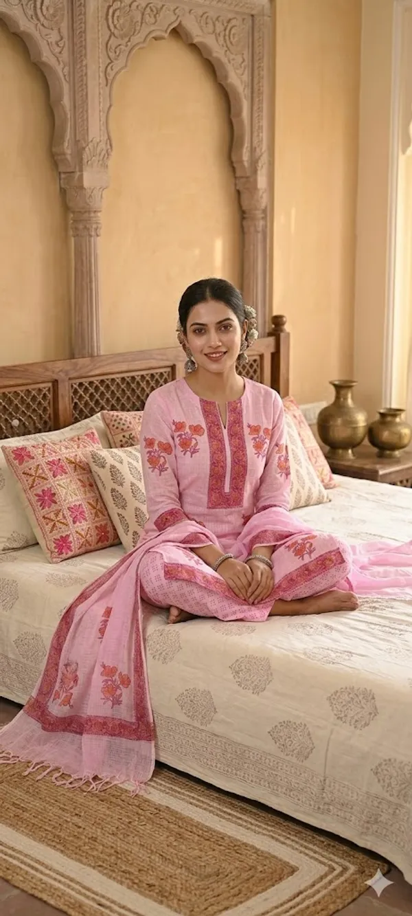 Hand_Block_Print_Kota_Doriya_Unstitched_Suit_Material_with_Lining_&_Kota_Dupatta