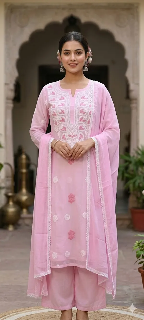 Pure_Georgette_Chikankari_Unstitched_Suit_With_Pure_Dupatta