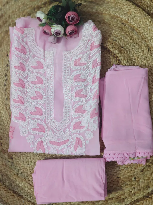Pure_Georgette_Chikankari_Unstitched_Suit_With_Pure_Dupatta