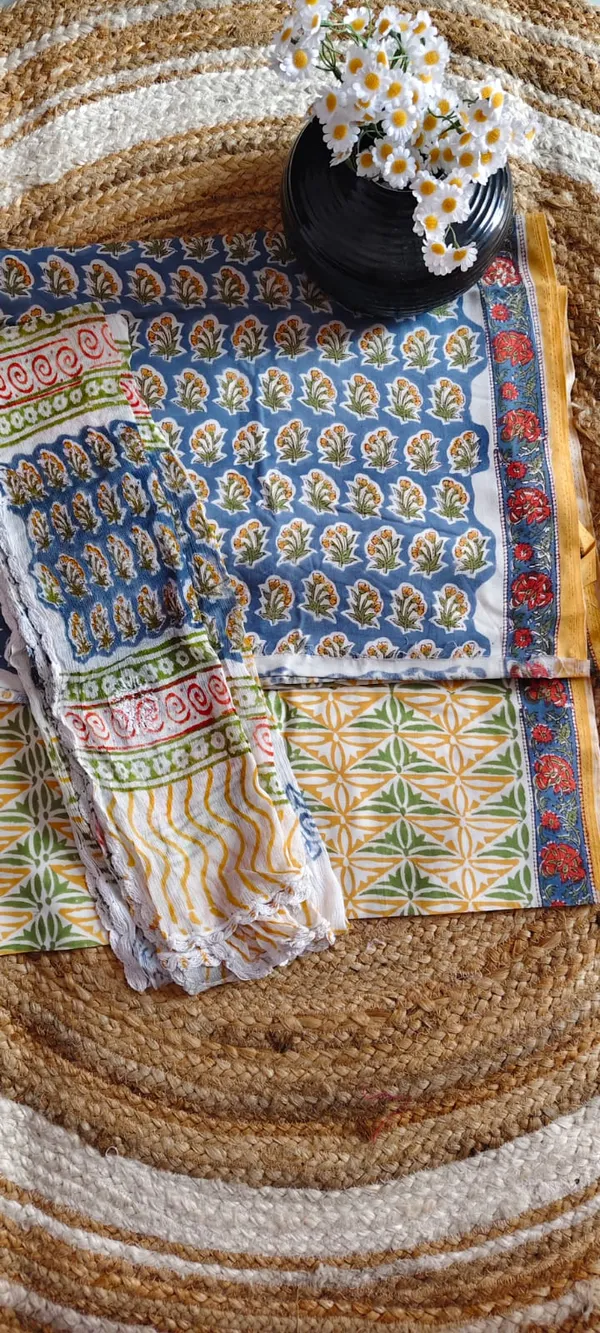 Hand_Block_Print_Cotton_Unstitched_Suit_Material_With_Dupatta