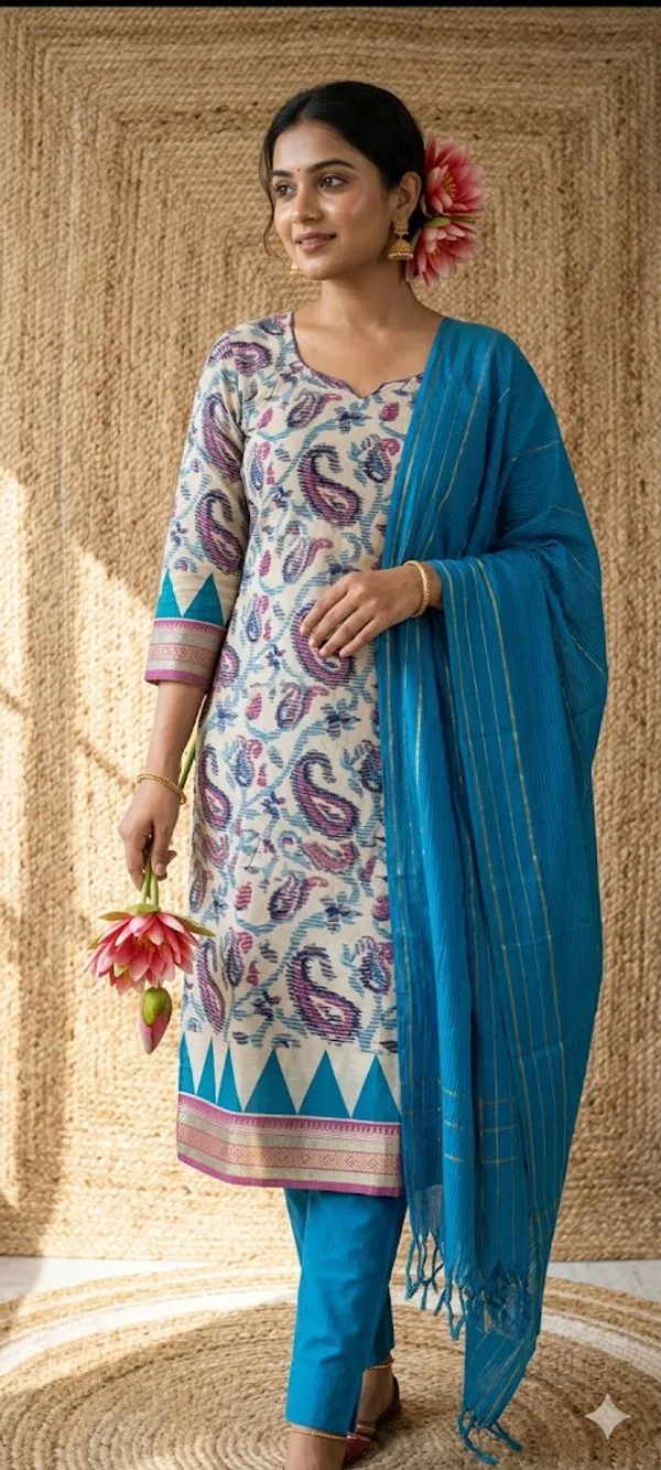 South_Cotton_Unstitched_Suit