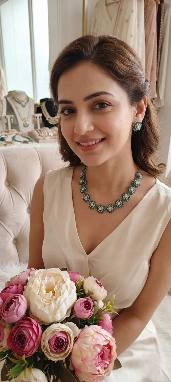 Elegant_Green_Ad_Floral_Necklace_Set