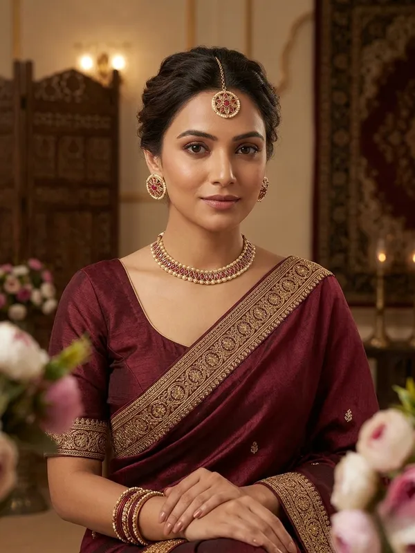 Traditional_Kundan_And_Ruby_Stone_Necklace_Set_With_Maang_Tikka