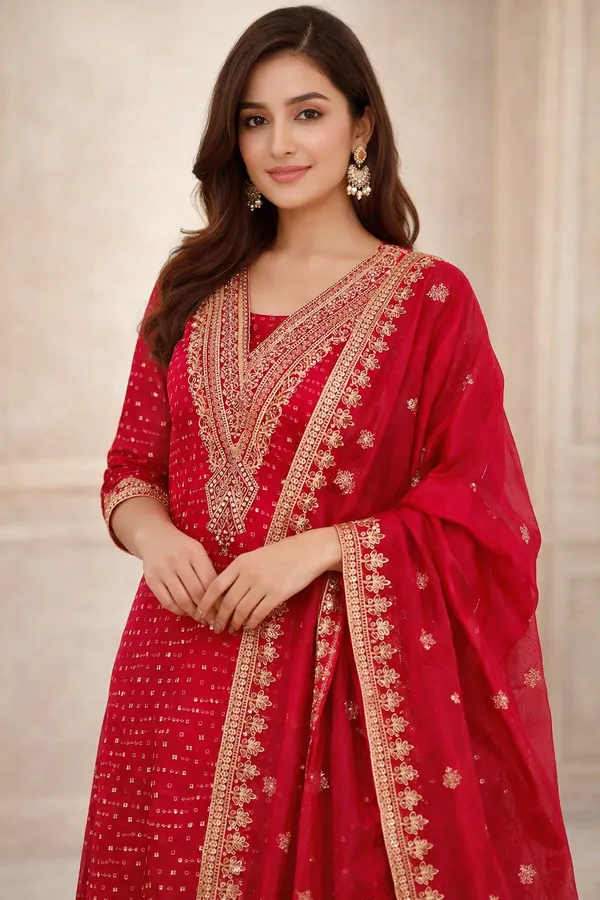 Elegant_Red_Embroidered_Unstitched_Salwar_Unstitched_Suit_With_Dupatta
