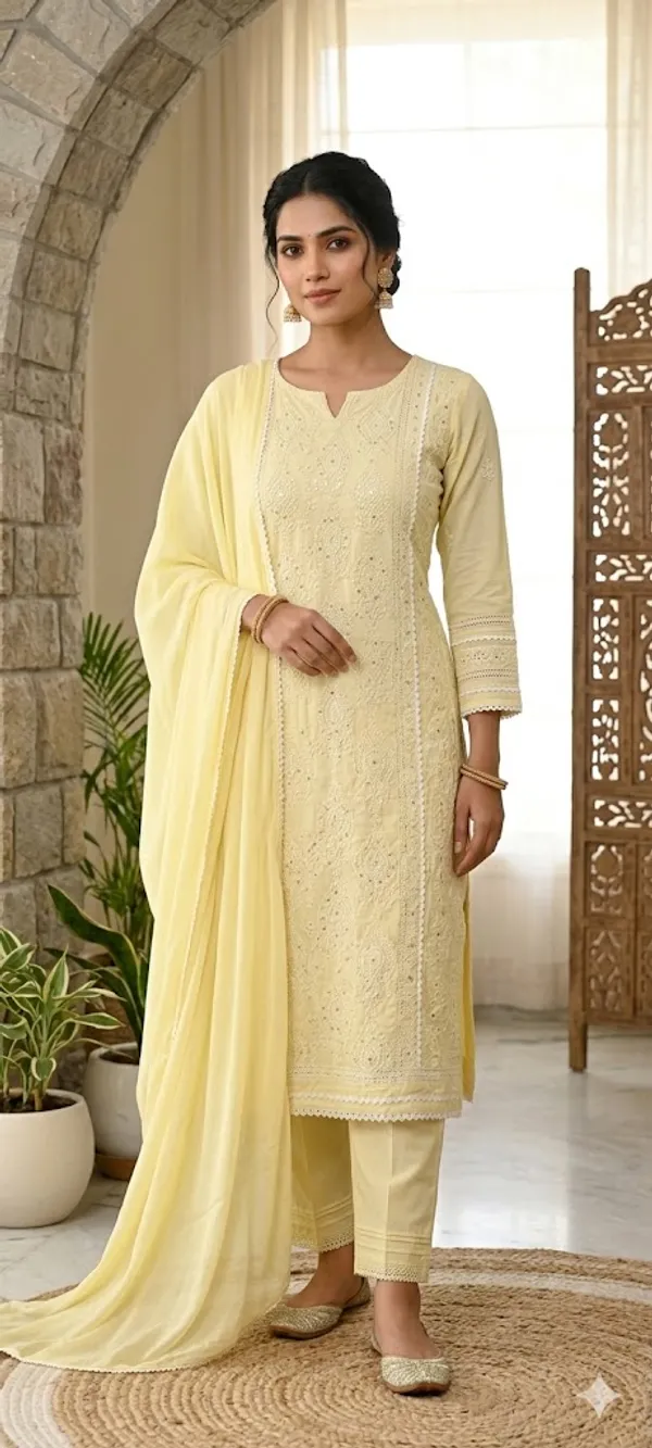 Yellow_Elegant_Peach_Organdy_Embroidered_Unstitched_Suit_With_Sequence_Work