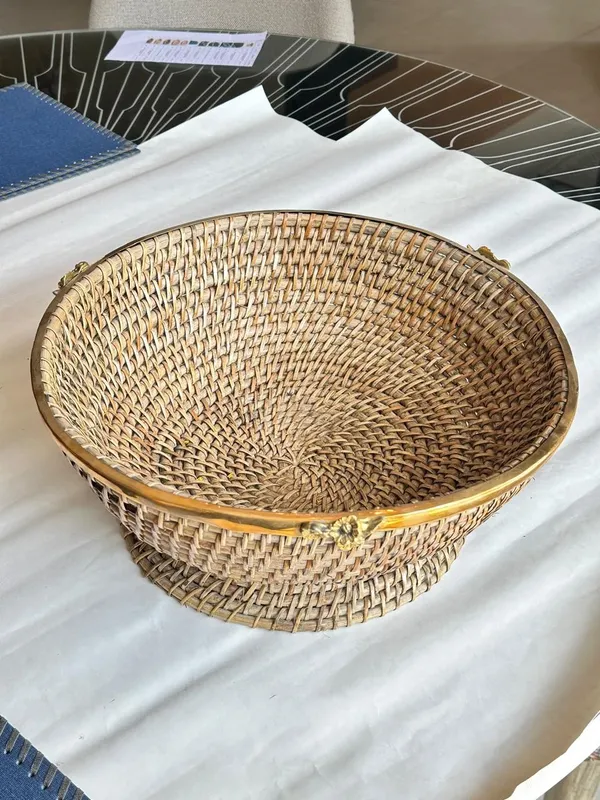Brass_Rattan_Wine_Cooler_Bowl
