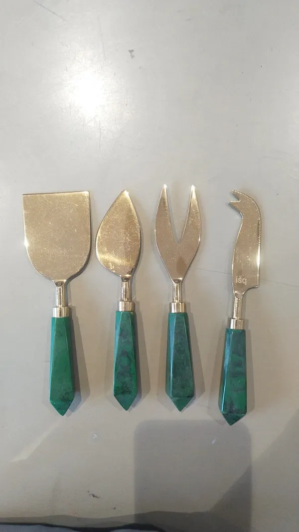 Brass_Cheese_Knife_Set_(_Set_Of_4_)