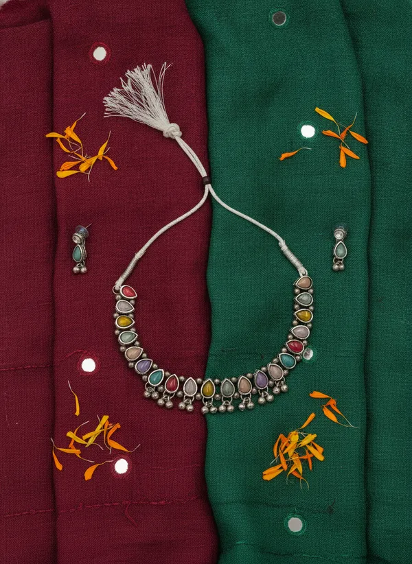 Multicolour_Oxidised_Finish_Necklace_Set_for_Women