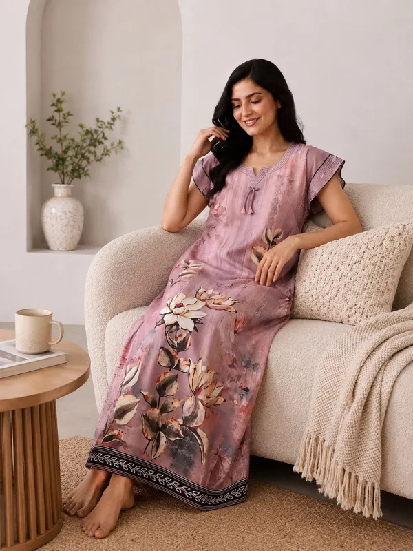 Didi_Nightwear_Digital_Alpine_Printed_Fancy_Sleeve_nighty