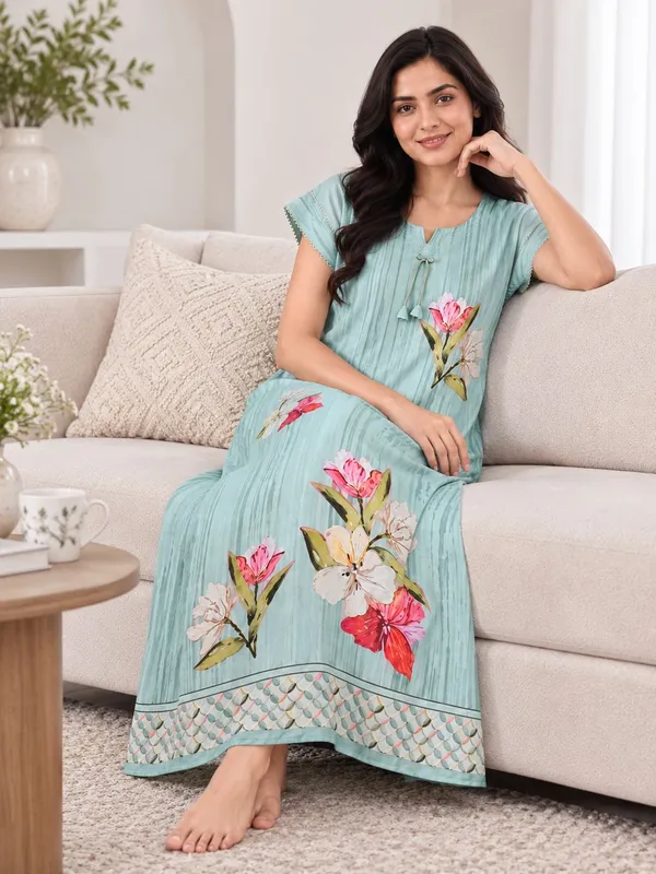 Didi_Nightwear_Digital_Alpine_Printed_Fancy_Sleeve_nighty