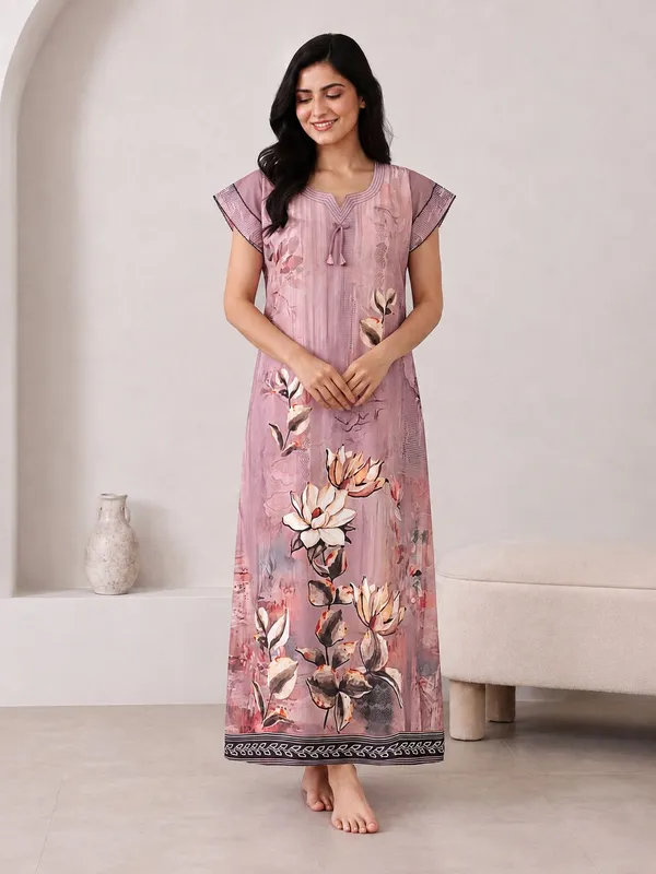 Didi_Nightwear_Digital_Alpine_Printed_Fancy_Sleeve_nighty