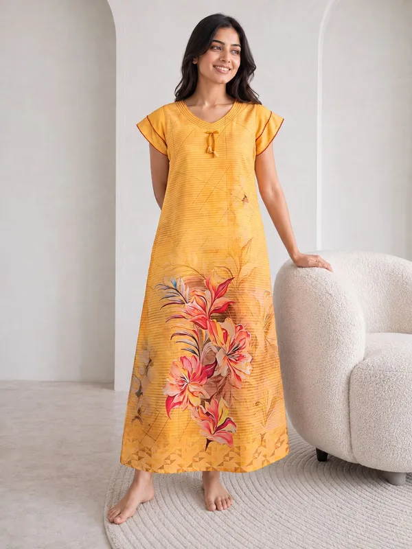 Didi_Nightwear_Digital_Alpine_Printed_Fancy_Sleeve_nighty
