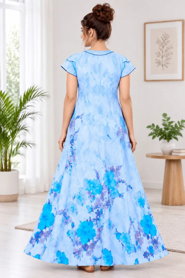 Didi_Nightwear_Women�s_Rayon_Satin_Printed_Night_Gown_with_Frill_Sleeves