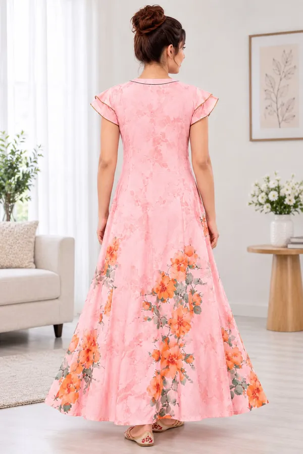 Didi_Nightwear_Women�s_Rayon_Satin_Printed_Night_Gown_with_Frill_Sleeves