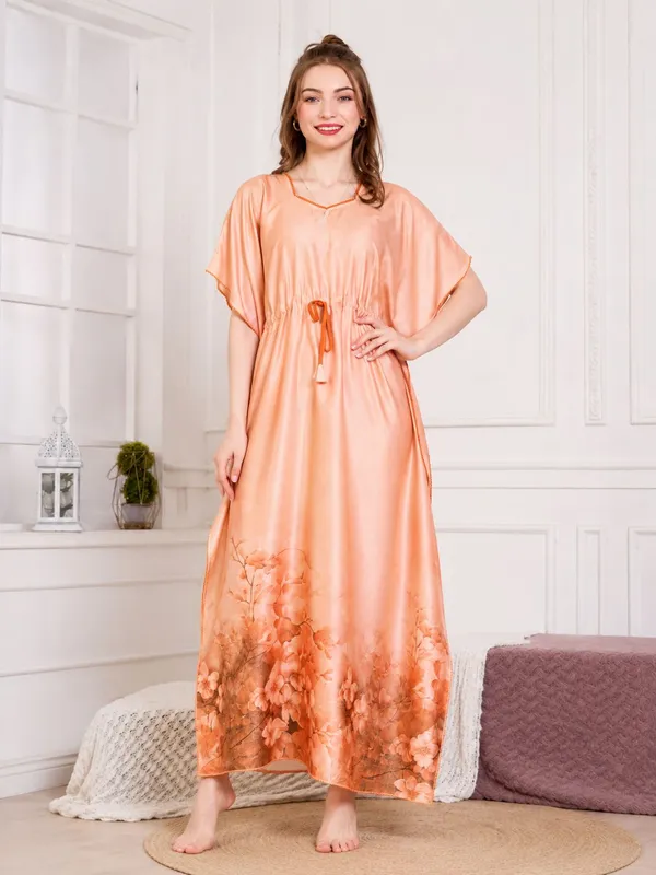 Women�s_Premium_Rayon_Satin_Kaftan_Nighty_�_Floral_Printed_Nightwear
