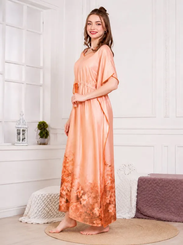 Women�s_Premium_Rayon_Satin_Kaftan_Nighty_�_Floral_Printed_Nightwear