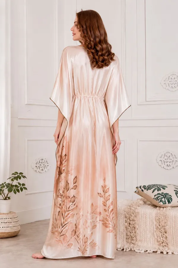Women�s_Premium_Rayon_Satin_Kaftan_Nighty_�_Floral_Printed_Nightwear