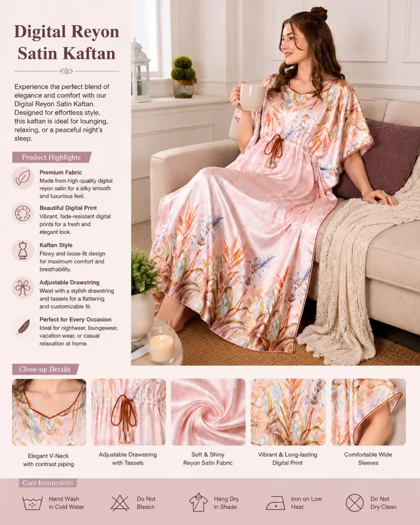Women�s_Premium_Rayon_Satin_Kaftan_Nighty_�_Floral_Printed_Nightwear
