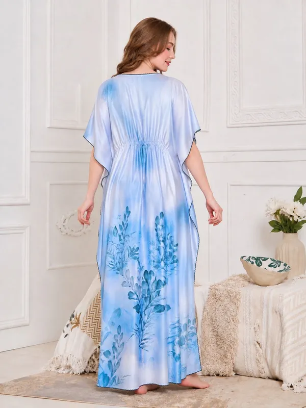 Women�s_Premium_Rayon_Satin_Kaftan_Nighty_�_Floral_Printed_Nightwear