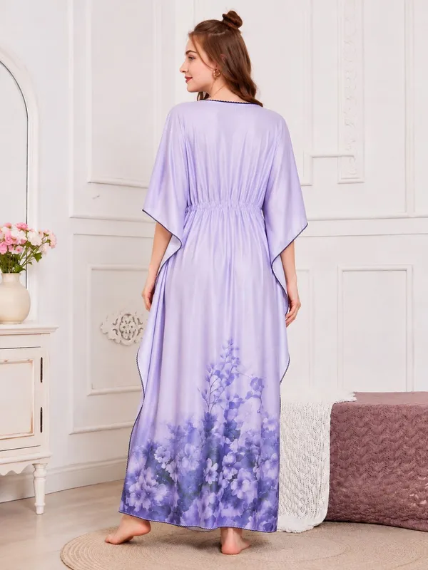 Women�s_Premium_Rayon_Satin_Kaftan_Nighty_�_Floral_Printed_Nightwear