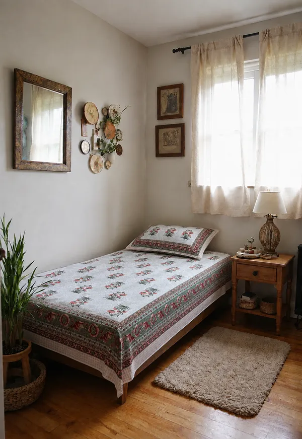 Elegant_White_Floral_Printed_Single_Bedsheet_with_Pillow_Cover_–_60_x_90_Inch