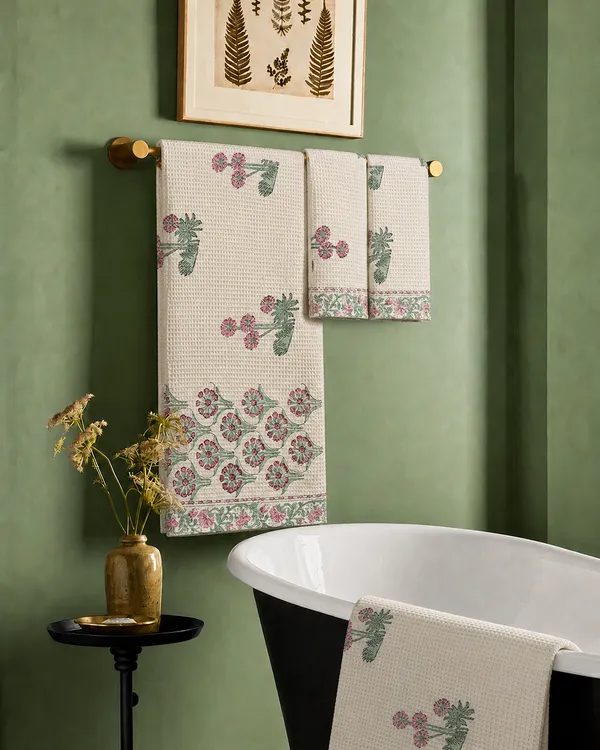 Scabiosa_Premium_Waffle_Cotton_Towel_Set_of_3_|_1_Bath_Towel_&_2_Hand_Towels
