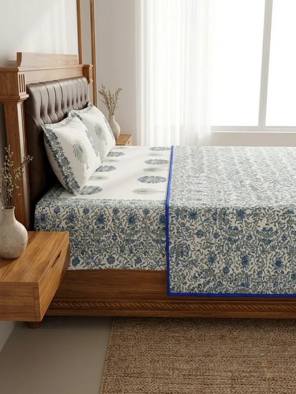 Blue_Floral_Cotton_Comforter_Set_with_Bedsheet_–_4_PC_Double_Bed