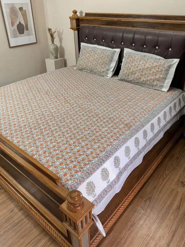 Terracotta_Floral_Cotton_Comforter_Set_with_Bedsheet_–_4_PC_Double_Bed