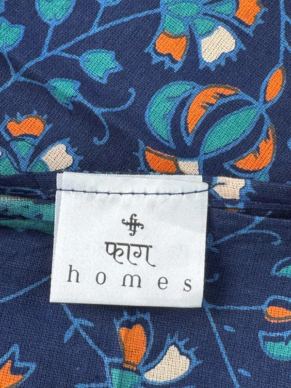 Saanjh_Indigo_Mandala_Single_Bedsheet_with_Pillow_Cover