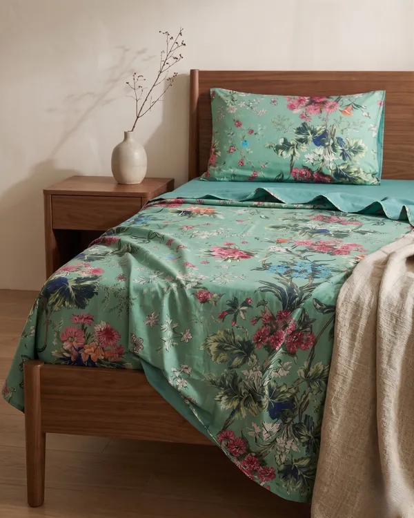 Premium_Mint_Green_Floral_Bedsheet_Set_with_2_Pillow_Covers_|_Elegant_Printed_Bedding_Set_for_Bedroom