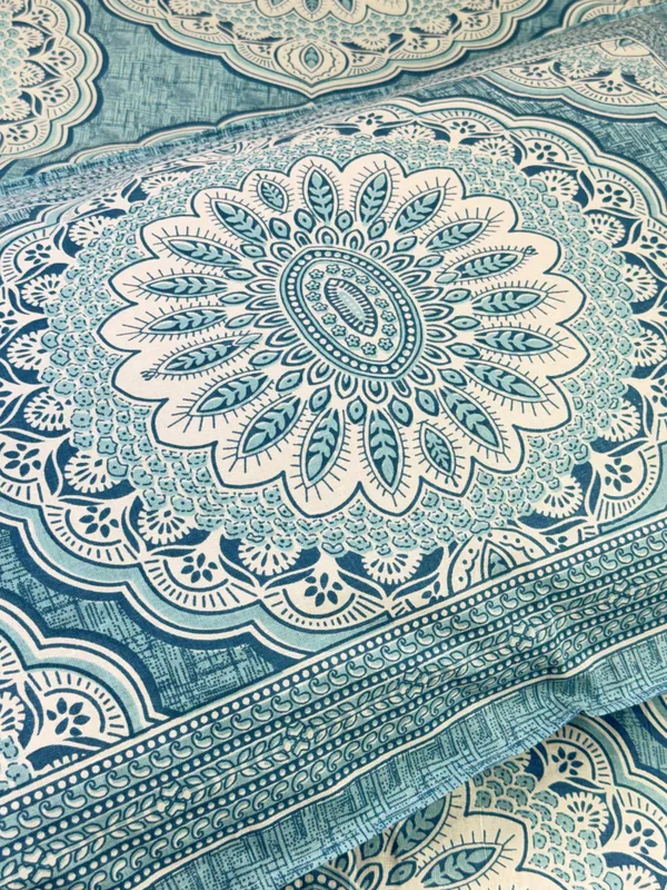 Elegant_Blue_Mandala_Single_Bedsheet_with_Pillow_Cover_|_60_x_90_Inches_|_Floral_Printed_Bedsheet_for_Single_Bed