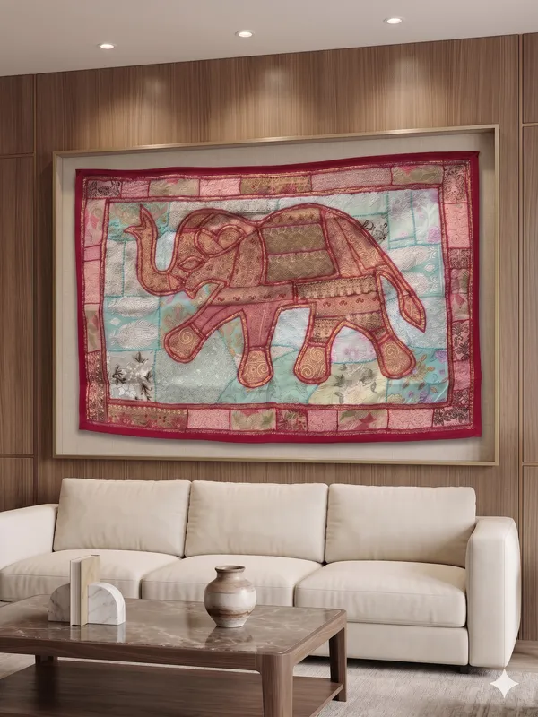 Pastel_Royal_Elephant_Handmade_Tapestry_Wall_Hanging_|_Vintage_Patchwork_Embroidered_Boho_Tapestry_|_Indian_Elephant_Home_Décor