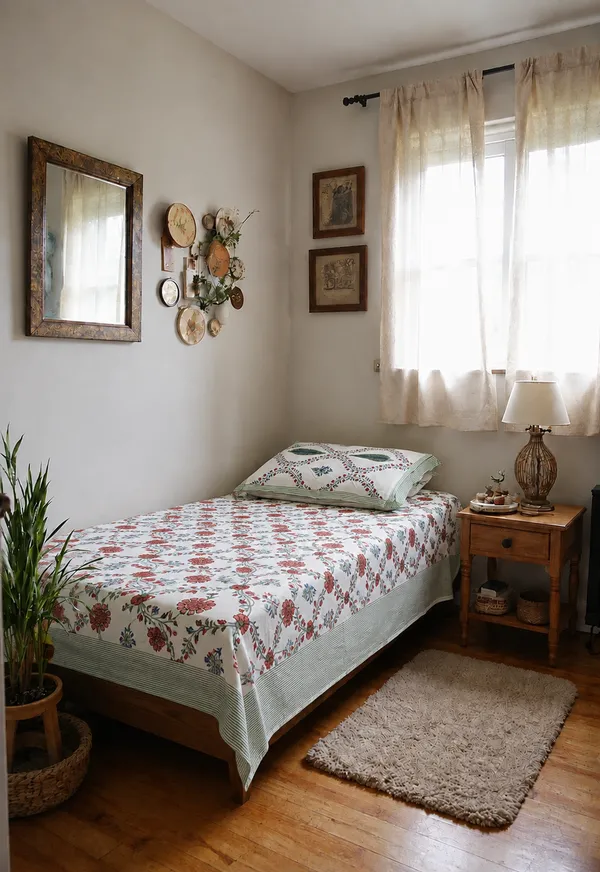 Floral_Garden_Printed_Single_Bedsheet_with_Pillow_Cover_–_60_x_90_Inch