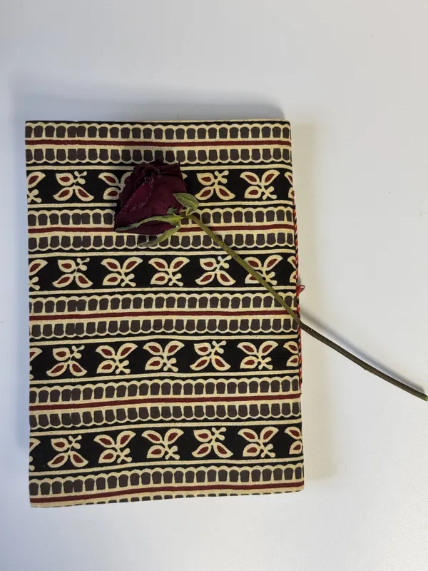 Handmade_Cotton_Fabric_Cover_Diary_with_Ethnic_Block_Print_Stripes_|_Eco-Friendly_Handmade_Paper_Notebook_|_Sustainable_Journal