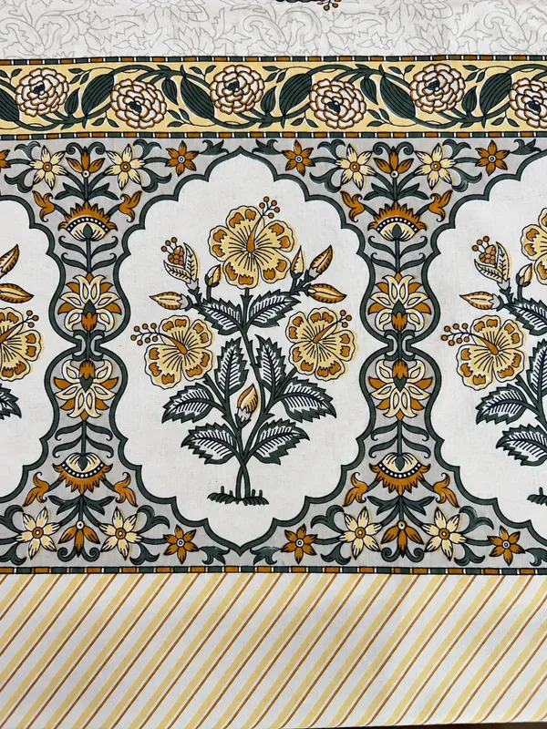 Mustard_Floral_Traditional_Print_Single_Bedsheet_with_1_Pillow_Cover