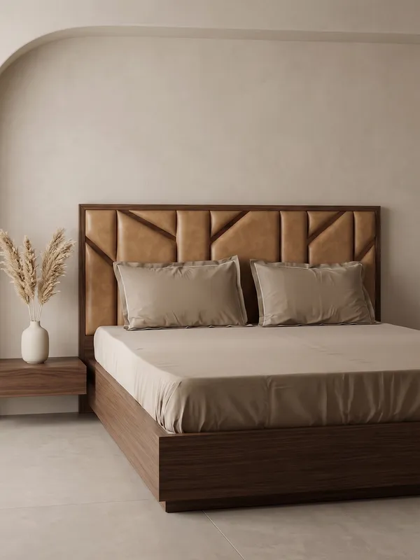 Luxury_Beige_Solid_Bedsheet_Set_with_2_Pillow_Covers_–_Soft_Elegant_Bedding_for_Bedroom
