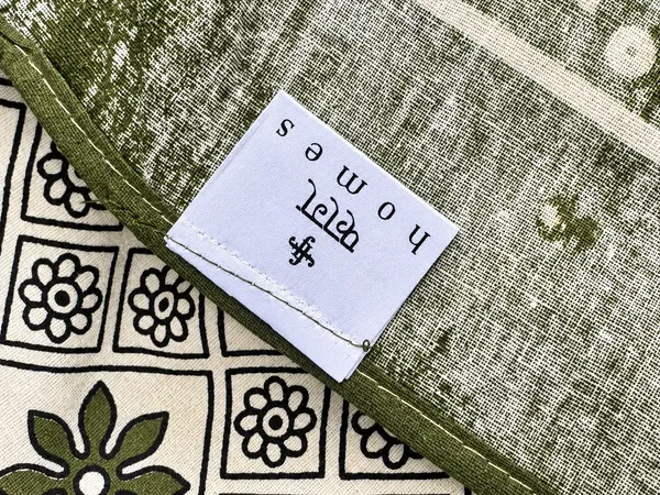 Olive_Green_Botanical_Floral_Print_Single_Bedsheet_with_1_Pillow_Cover