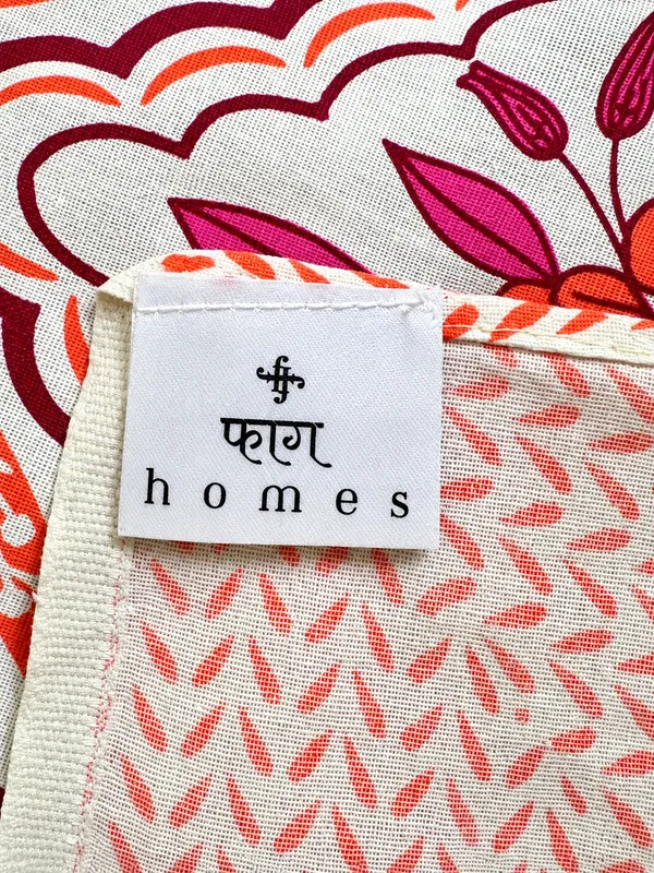 Pink_Floral_Geometric_Print_Single_Bedsheet_with_Matching_Pillow_Cover_–_60_×_90_Inches