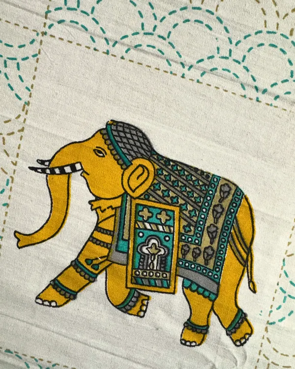 Premium_Cotton_Elephant_Print_Double_Bedsheet_With_2_Pillow_Covers_–_Soft_Breathable_King_Size_Bed_Sheet_Set_(White_&_Teal_Ethnic_Design)