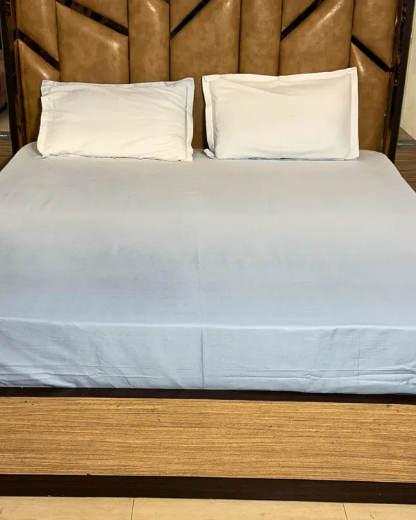 Premium_Light_Blue_Bedsheet_Set_with_2_Pillow_Covers_|_Soft_&_Elegant_Bedding_Set_for_Bedroom