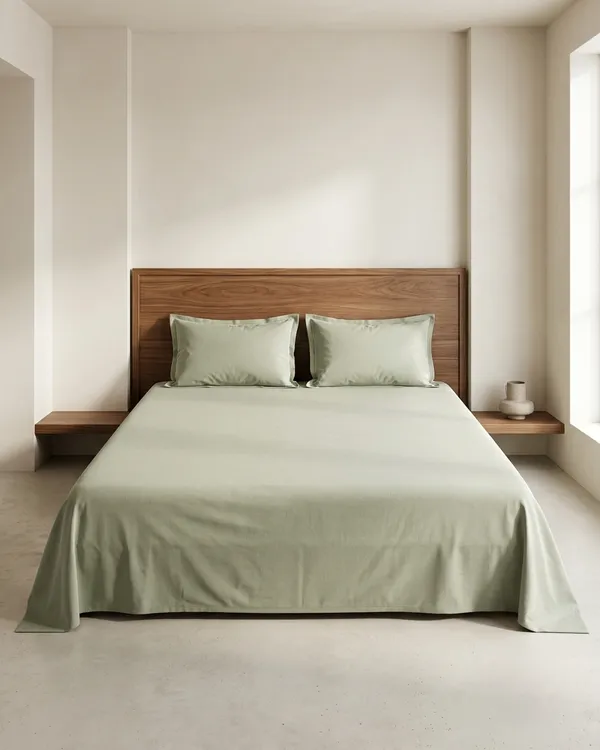 Sage_Green_Premium_Bedsheet_with_2_Pillow_Covers_–_Soft_Solid_Color_Bedding_Set_for_Modern_Bedroom_Décor