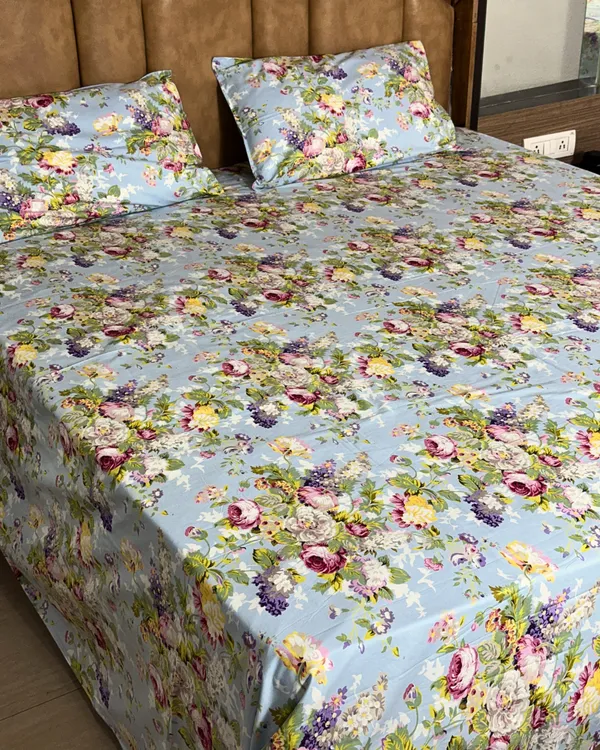 Rang_Rajmahal_Blue_Booti_Pure_Cotton_King_Size_Bedsheet_And_Two_Pillow_Covers_90X108