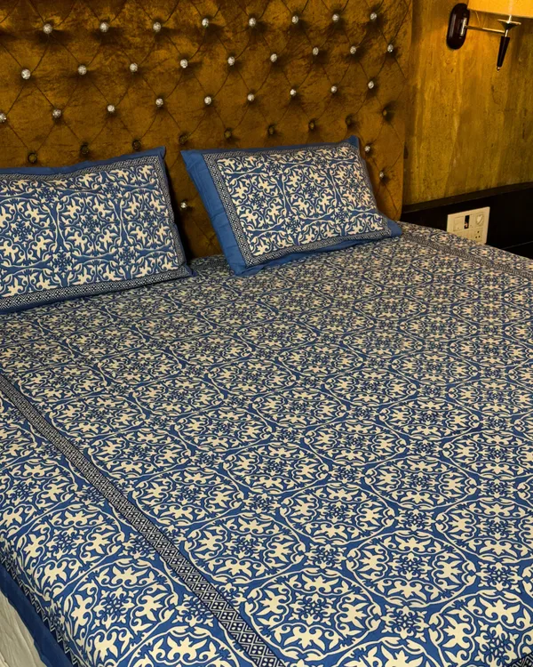 Royal_Blue_Ethnic_Printed_Cotton_Bedsheet_Set_with_2_Pillow_Covers_|_Premium_Double_Bed_Bedding_|_Soft_Breathable_Designer_Bedsheet