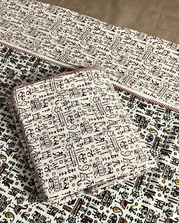Tribal_Print_Cotton_AC_Dohar_for_Single_Bed_|_Lightweight_Reversible_Summer_Blanket