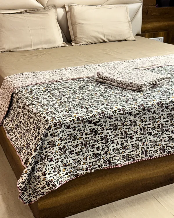 Tribal_Print_Cotton_AC_Dohar_for_Single_Bed_|_Lightweight_Reversible_Summer_Blanket