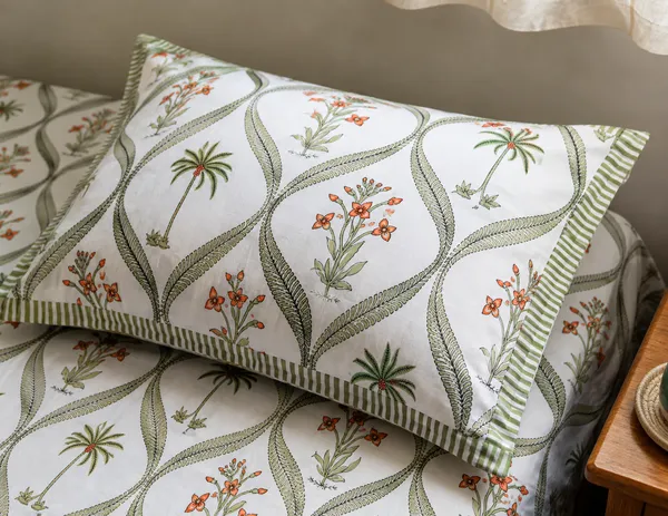 Floral_Printed_100%_Cotton_Single_Bedsheet_�_60�90_Inches