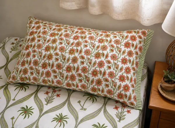 Floral_Printed_100%_Cotton_Single_Bedsheet_�_60�90_Inches