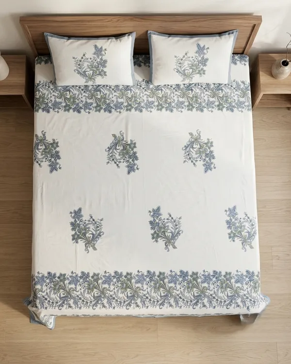 Neel_Virasat_King_Size_Bed_Sheet_And_Two_Pillow_Covers_100X108_Inches